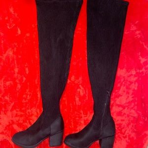 Bamboo Knee High Boots